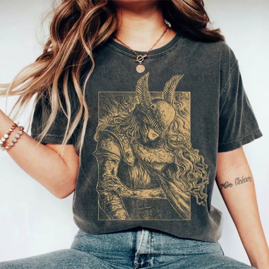 Elden Ring Malenia Blade of Miquella Shirt, Elden Shirt Warrior Jar, Warrior Shirt, Demon Tee, Tarnished Tshirt, Soulsborne Tee