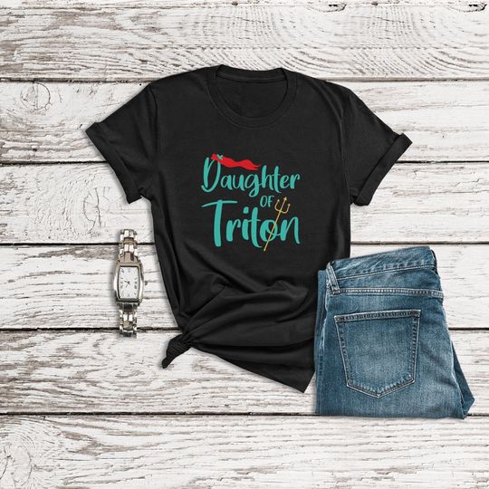 The Little Mermaid Shirts, Daughter of Triton Shirt, Seven Princesses of Atlantica Disney T-shirt