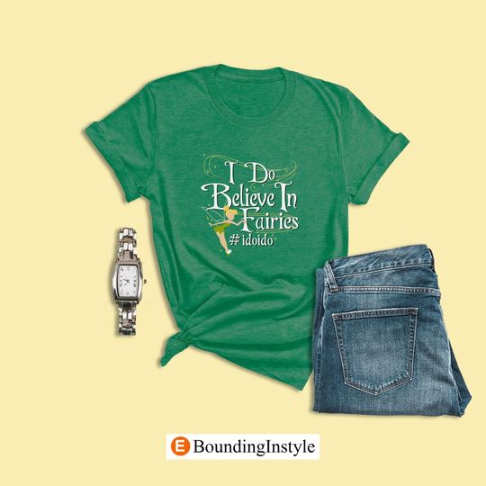 Tinker Bell Shirt, I Do Believe In Fairies T-Shirt, Peter Pan Flight Disney T-shirt