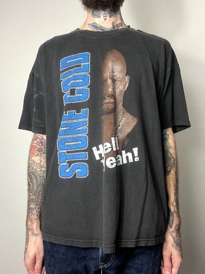Vintage Stone Cold Steve Austin T-Shirt, 1990s Retro Cotton Tee