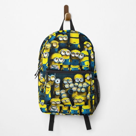 Laughing Minion Speaker Backpack, Cute Backpack for Women, Men, Kids, Trending Street Fashion, Back to school gifts