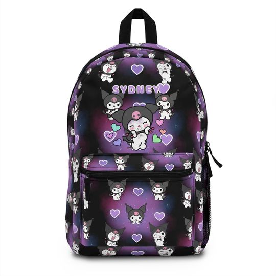 Kuromi Sanrio, Kuromi Personalized Backpack, Kuromi bag, Kuromi school supplies, Kuromi Purse, Kuromi kids Backpack, Sanrio Backpack, Kuromi