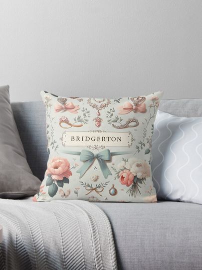Whimsical World Of Throw Pillow, Bridgerton Throw Pillow, For Decoration, Home and Living, Gift for Fans, Funny Gift Ideas