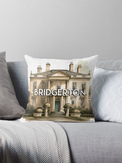Bridgerton Throw Pillow, For Decoration, Home and Living, Gift for Fans, Funny Gift Ideas