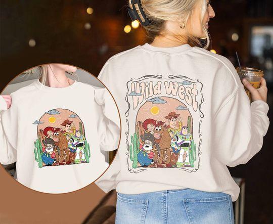 Vintage Toy Story Jessie Long live Cowgirls Sweatshirt| Woody Jessie Bullseye Toy Story Land Shirt | Disneyland Trip Shirt