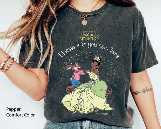Splash Mountain Brer Rabbit Tiana I'll Leave It To You Now Comfort Colors Shirt, Princess And The Frog, Disney Tiana's Bayou Adventure Tee