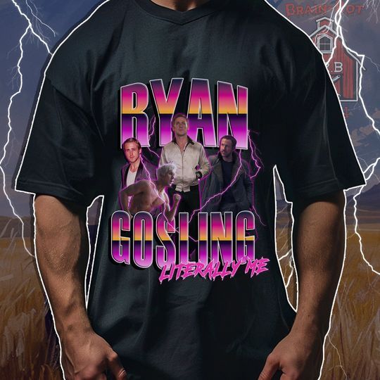 Ryan Gosling Literally Me funny T-Shirt, Bootleg 90's Ryan Gosling Shirt, gifts for him, gifts for her, skater tee dad shirt.