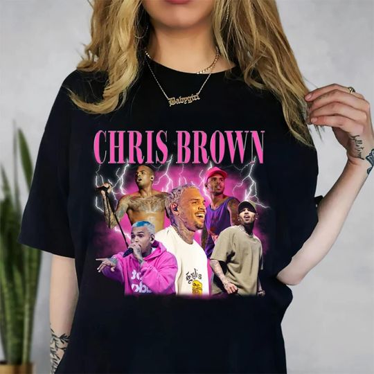 Chris Brown 11 11 Tour 2024 Comfortable Short Sleeve Sports Shirt, Chris Brown Concert