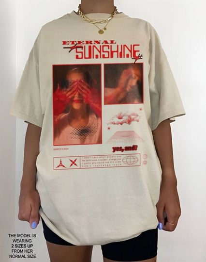 Ariana Eternal Sunshine T-Shirt | Ariana Fan Merch | Graphic Tee for Men and Women | Gift for Ariana Fan | Yes, And? Shirt