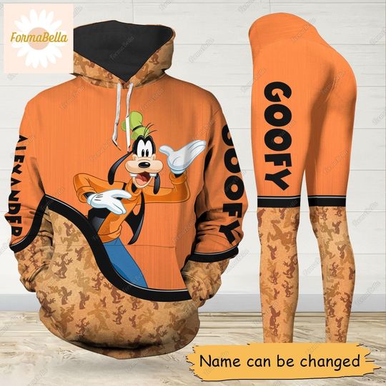 Goofy Hoodie, Disney Goofy Leggings, Goofy Women's Leggings