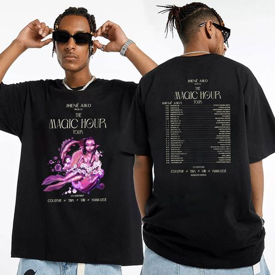 Jhen Aiko The Magic Hour 2024 Tour Shirt, Jhene Aiko 2024 Concert Shirt, Jhene Aiko Fan Gift, Jhene Aiko Merch, Music Tour Shirt