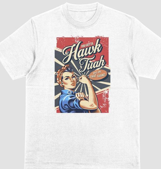 Hawk Tuah| TikTok viral | Spit on that Thing | Give them that Hawk Tuah   Unisex short sleeves heavy cotton shirt, Multiple colors trending shirts
