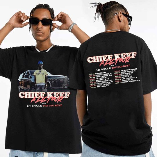 Chief Keef A Lil Tour 2024 Shirt, Chief Keef 2024 Concert Shirt, Chief Keef Rap Shirt, Rap Hip Hop, Chief Keef Fan Gift, Music Tour Shirt