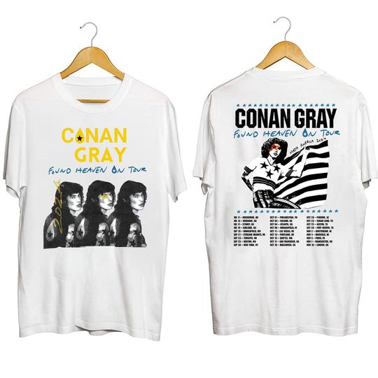 Conan Grey Found Heaven On Tour 2024 Shirt, Conan Gray 2024 Concert Shirt, Found Heaven On Tour 2024 Concert Tee, Conan Gray Fan Gifts