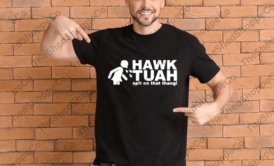 Discover Hawk Tuah Spit On That Thang 2024 Shirt Hawk Tuah 24 Funny Trendy Sweatshirt for Women Men Viral Crewneck Tshirt