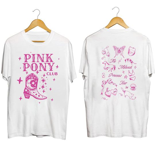 Chappell Roan Pink Pony Club Shirt, Chappell Roan Midwest Princess 2024 Tour Shirt, Rise And Fall of a Midwest Princess, Chappell Fan Gift