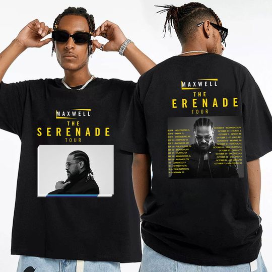 Maxwell The Serenade 2024 North America Tour Shirt, Maxwell 2024 Concert Shirt, Maxwell Fan Gift, The Serenade Tour 2024 Shirt