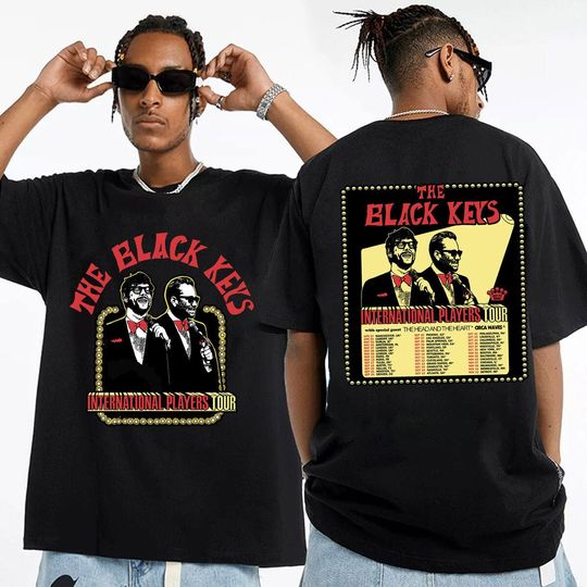 The Black Keys International Players Tour 2024 Shirt, The Black Keys 2024 Concert Shirt, The Black Keys Band Shirt, The Black Keys Fan Gift