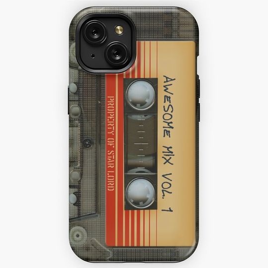 Awesome transparent mix cassette tape volume 1 iPhone Case