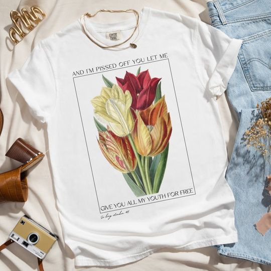 So Long, London Botanical T-Shirt, Concert Crewneck, Gifts for Her TTPD album shirt, Unisex heavy cotton short sleeves multiple colors, Trending TS shirt