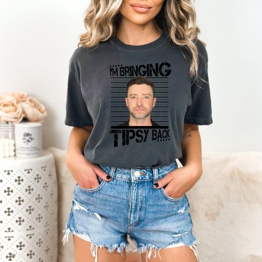 Justin Timberlake Mugshot T-Shirt, JT Concert Shirt, Viral Shirt, Timberlake Fan Gift, NSYNC Shirt, Justin Timberlake Shirt