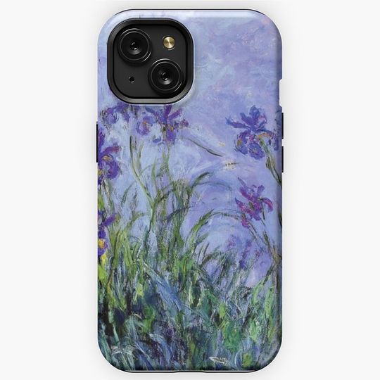 Claude Monet : Lilac Irises 1914 iPhone Case