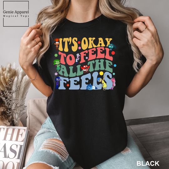 Disney Inside Out It's OK To Feel Shirt,  Disney Shirt, Pixar Inside Out Shirt