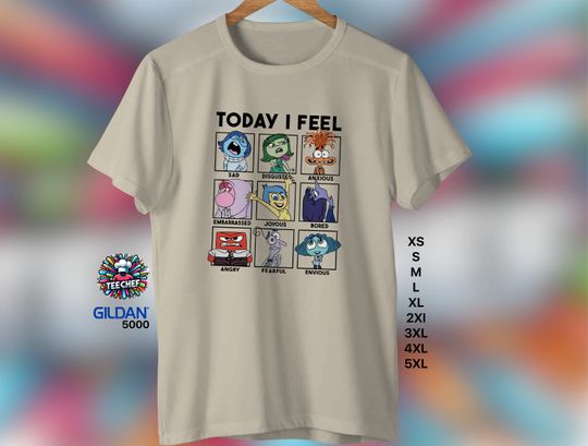 Inside Out 2 Shirt - Its Okay to Feel Tee, Disneyland Vacation T-shirt