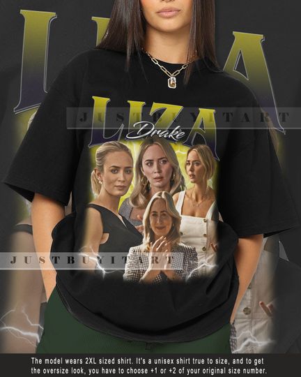 Liza Drake Shirt, Movie Graphic Bootleg Tee, Cotton Short Sleeve Shirt, Retro Shirt For Fans