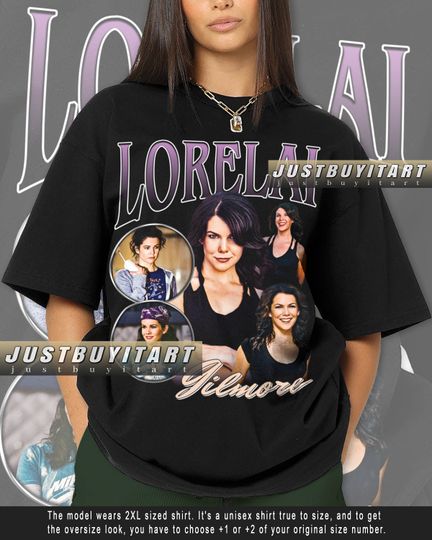Lorelai Gilmore Shirt, Movie Graphic Bootleg Tee, Cotton Short Sleeve Shirt, Retro Shirt For Fans