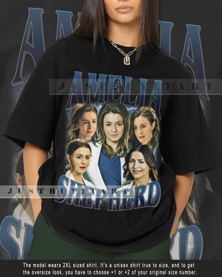 Limited Amelia Shepherd Shirt, Gift Movie, Amelia Shepherd T-Shirt, Bootleg Amelia Shepherd Retro Unisex Graphic Tee