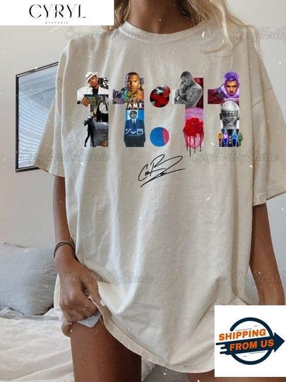 Chris Brown 11 11 T-Shirt, Chris Brown 1111 Tour Shirt, Chris Brown 2024 Shirt, Chris Brown 11 11 Tour Shirt
