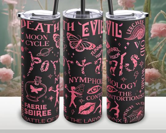 Design Portals Melanie Martinez 20oz Tumbler with Liz and Straw