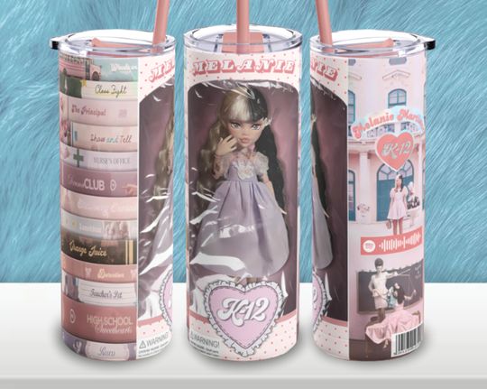 Design Melanie Martinez Doll 20oz Tumbler with Liz and Straw