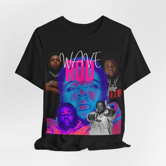 ROD WAVE Unisex Jersey Short Sleeve Tee, Summer Casual Shirt, All Size Available