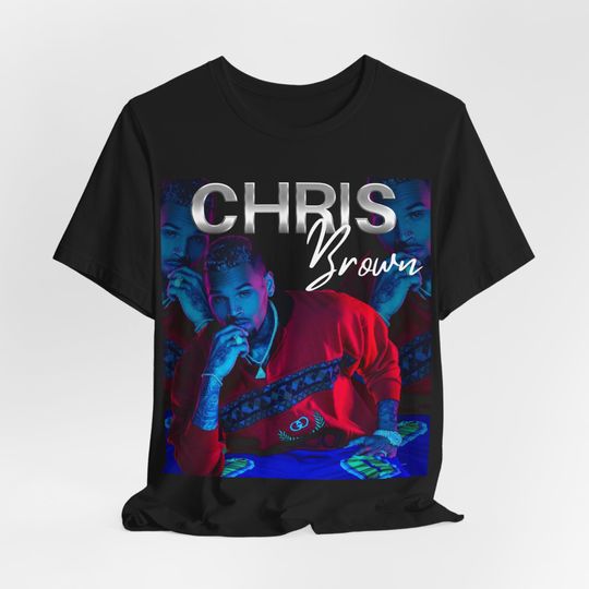 Chris Brown Unisex Jersey Short Sleeve Tee, Summer Casual Shirt, All Size Available