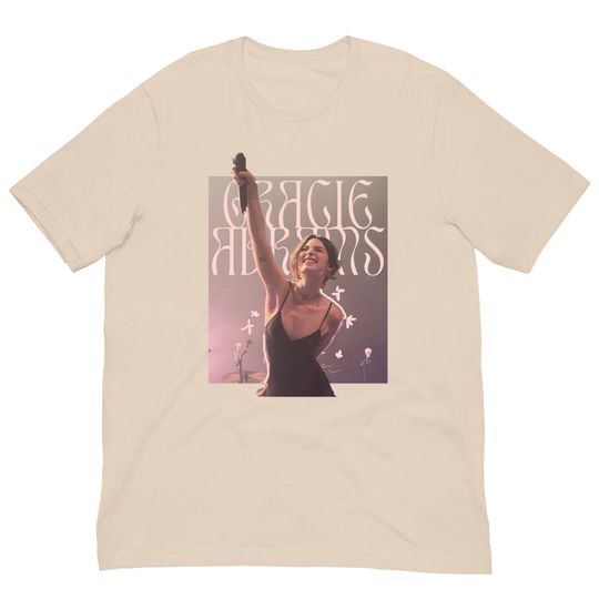 Gracie Abrams Portrait Unisex Cotton T-shirt, Gift