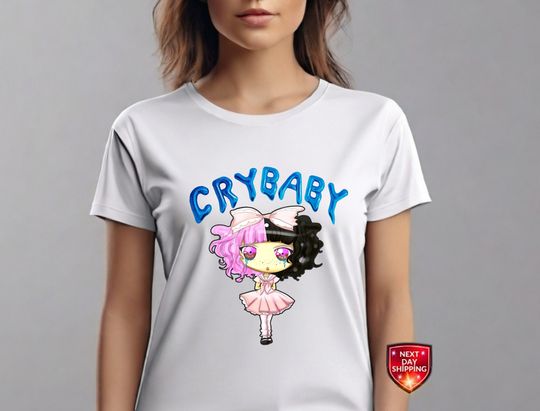 Crybaby Shirt, Melanie T-Shirt, 2024 Hot Tour Shirt, Comfortable Cotton Short Sleeve, Gift for Men and Women