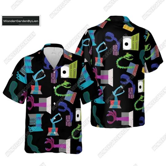 Monsters In Closets Pixar Hawaiian Shirt, Disney Pixar Club Toy Story Hawaiian Shirt