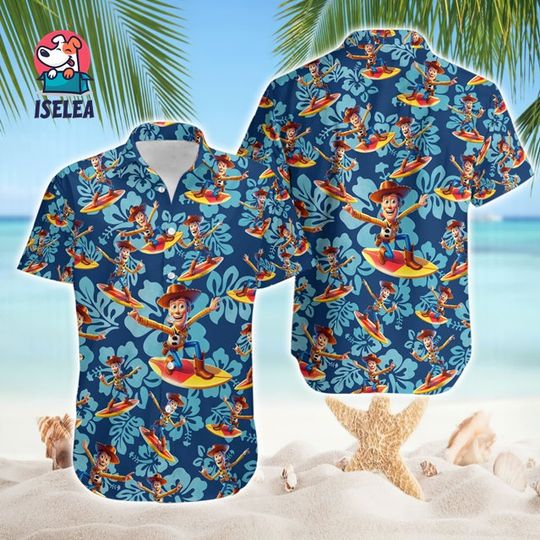 Woody Toy Story Aloha Hawaii Shirt, Disneyland Toy Story Hawaiian Shirt