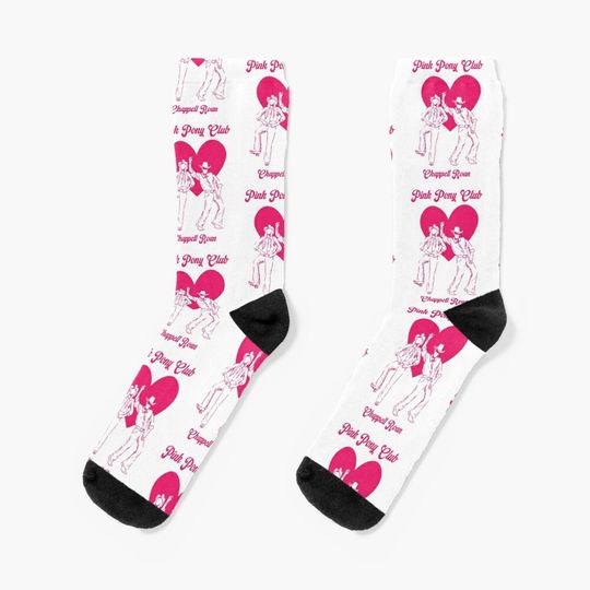 chappell-roan-t-shirt-pink-pony-club Comfortable socks, Gifts for fan