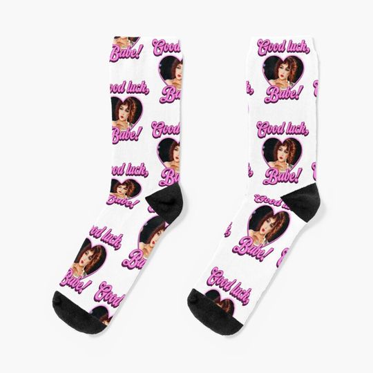 chappell-roan-good-luck-babe-Comfortable socks, Gifts for fan