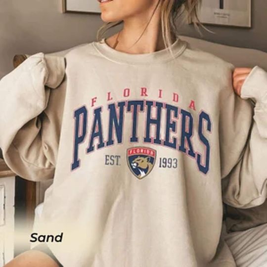 Vintage Florida Hockey Sweatshirt, Florida Panthers Shirt, Panthers Tee, Hockey Sweatshirt, Hockey Fan Shirt, Florida Hockey Shirt