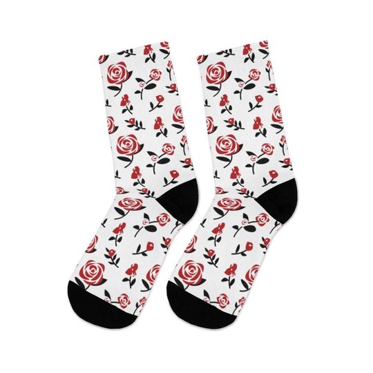 Belle-isima Roses Unisex Socks // Travel, Disney Vacation, Stocking Stuffer, Fish Extender Gift