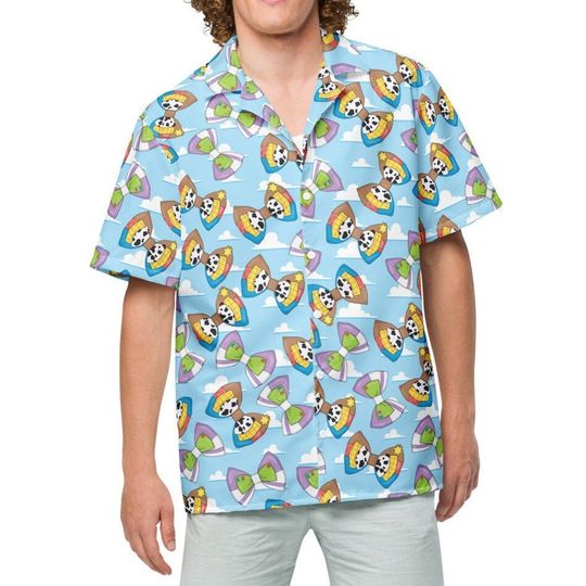 Pixar Toy Story Movie Hawaiian Shirt, Up House Balloon Beach Hawaii Shirt, Disneyland Pixar Fest Summer Aloha Shirt, Carl Russell Button Shirt