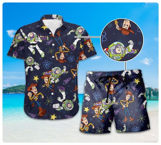 Disneyland Toy Story Hawaiian Shirt, Woody Hawaiian Shirt, Toy Story Summer Hawaiian Shirt, Buzz Lightyear Shirt, Family Vacation 2024 Shirt