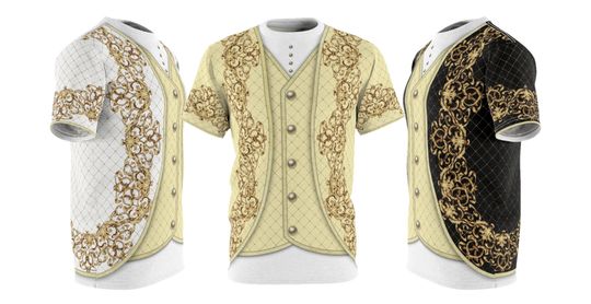 Belle Prince Mens 3D Shirt | Disney Short Sleeve Cotton Tee | Disney Cosplay Shirt | Disneyland Trip Outfit For Adult/Kid