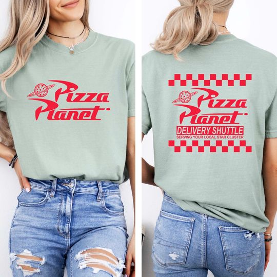 Comfort Colors Vintage Pizza Planet Shirt, Toy Story Alien Shirt, Pizza Planet Delivery Shuttle Shirt, Toy Story Friends, Disney Shirts