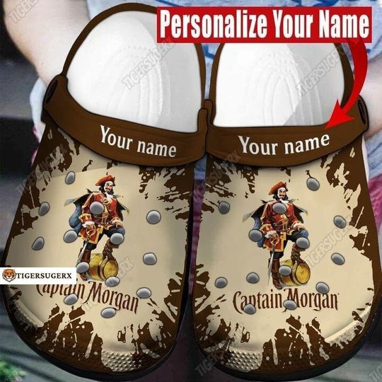 Captain Morgan Shoes, Personalized Shoes, Captain Morgan Summer Shoes, Morgan Rum Shoes, Captain Morgan Sandals, Shoes For Women/Men