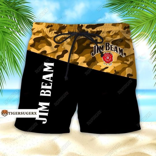 Jim Beam Mens Shorts, Jim Beam Shorts, Jim Beam Beach Shorts, Whiskey Swim Shorts, Jim Beam Summer Pants, Fathers Day Gift, Gym Shorts